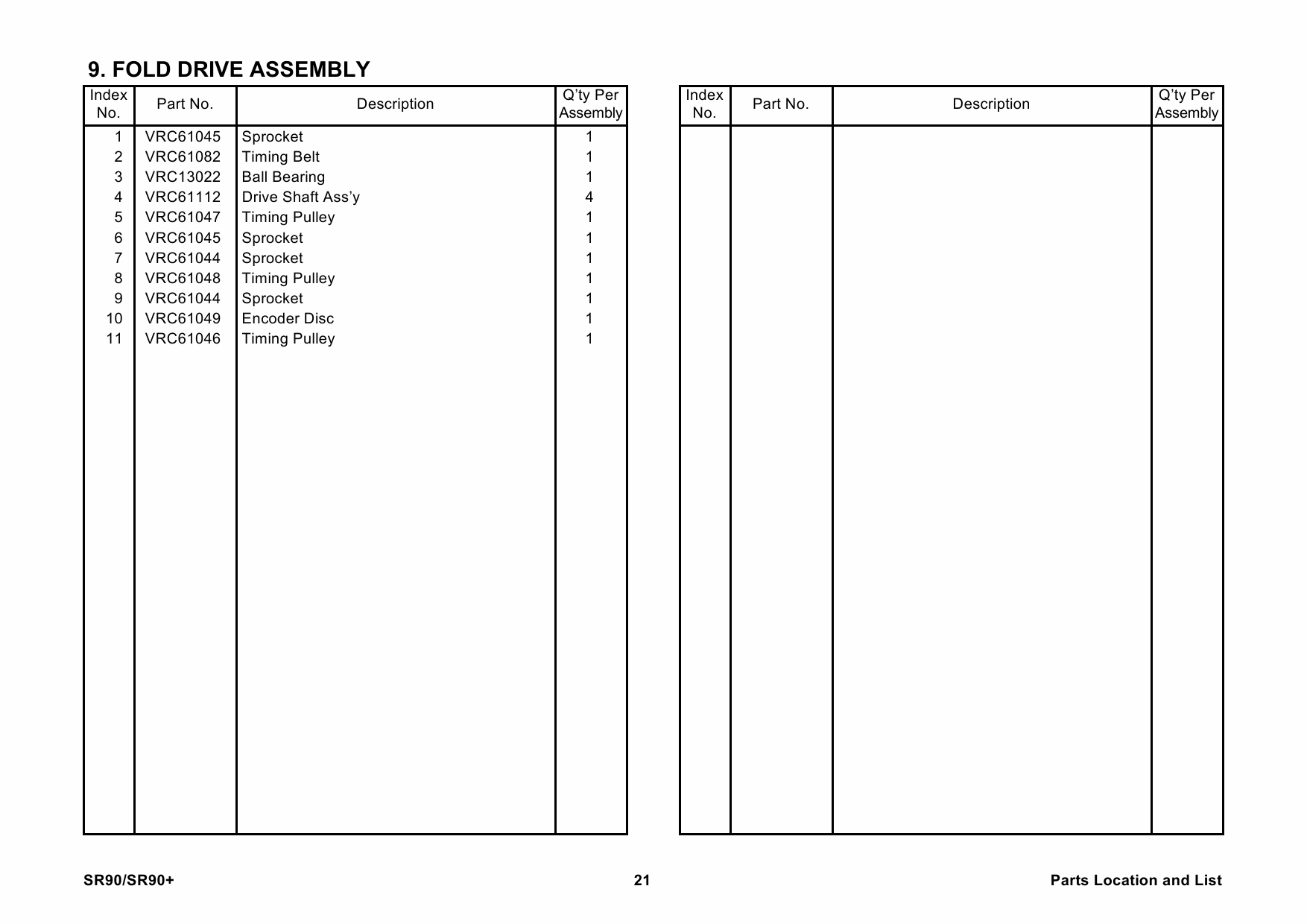 RICOH Options SR90 TR90 CF90 BF90 BOOKLET-MAKER TRIMMER COVER-FEEDER Parts Catalog PDF download-2 RICOH Options SR90 TR90 CF90 BF90 BOOKLET-MAKER TRIMMER COVER-FEEDER Parts Catalog PDF download-2